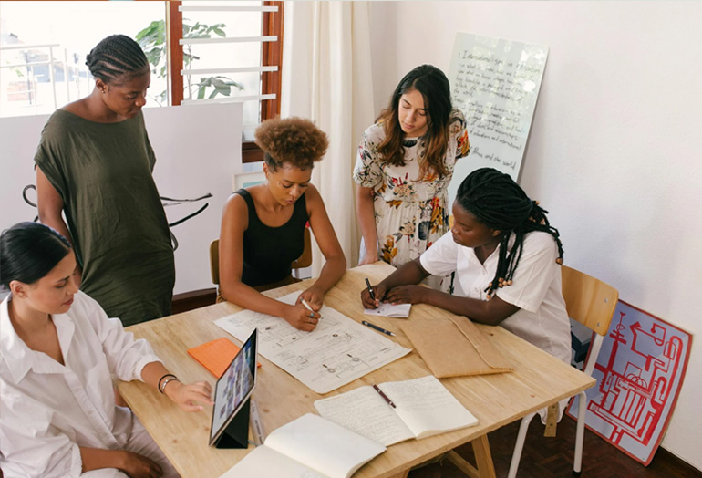 Collaboration session at QuickStart